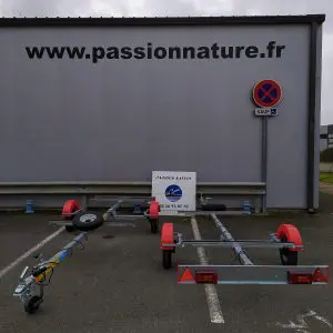 Mecanorem : remorque pour 2 Kayaks Accessoires Mecanorem : remorque pour 2 Kayaks