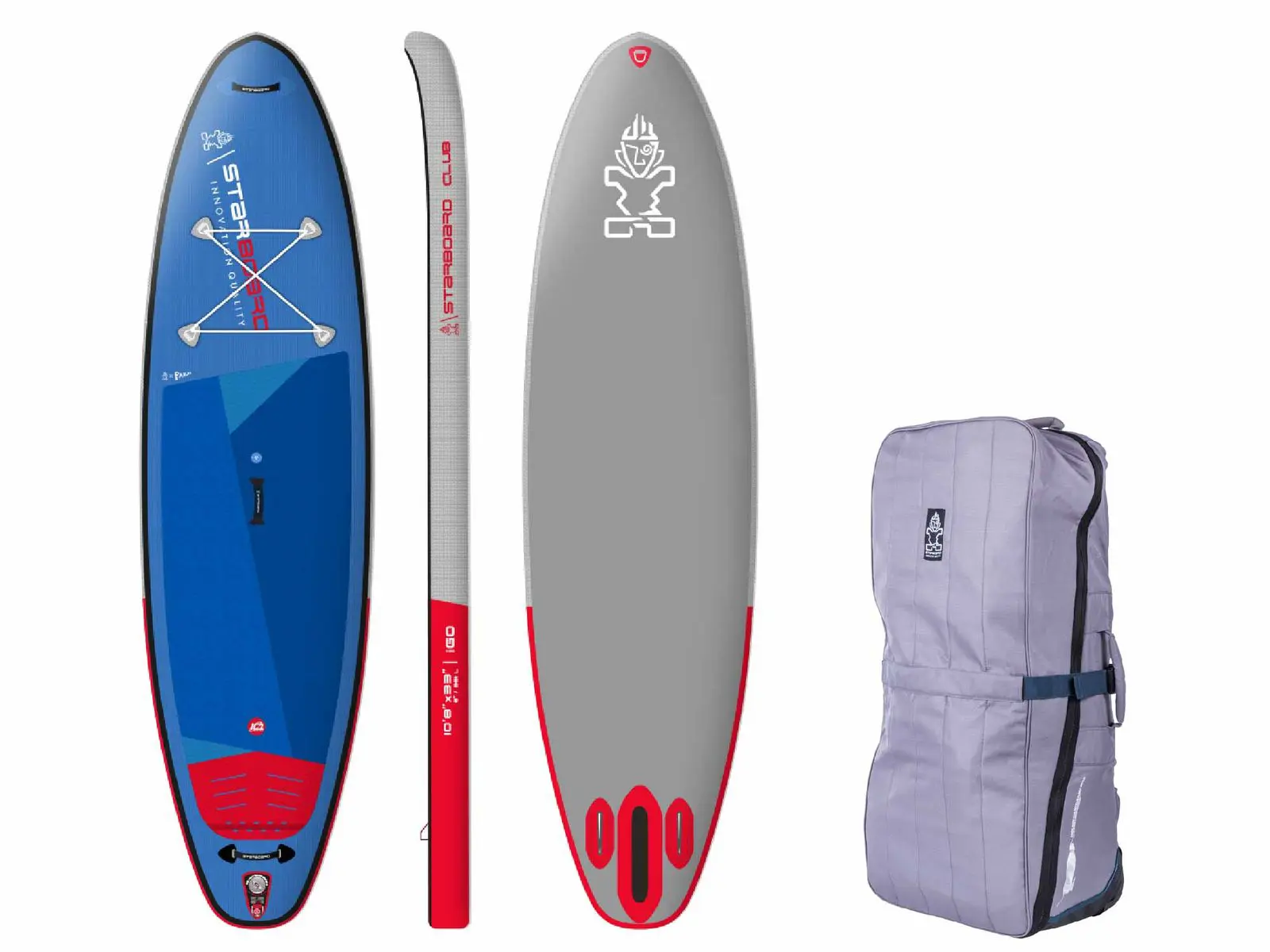 SUP gonflable Starboard iGO Club Deluxe 3 DESTOCKAGE - FIN DE SÉRIE SUP gonflable Starboard iGO Club Deluxe 3