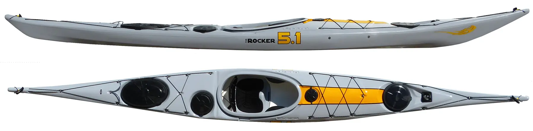 Kayak Fun Run Rocker 5.1 2 Kayak de Mer Kayak Fun Run Rocker 5.1 2
