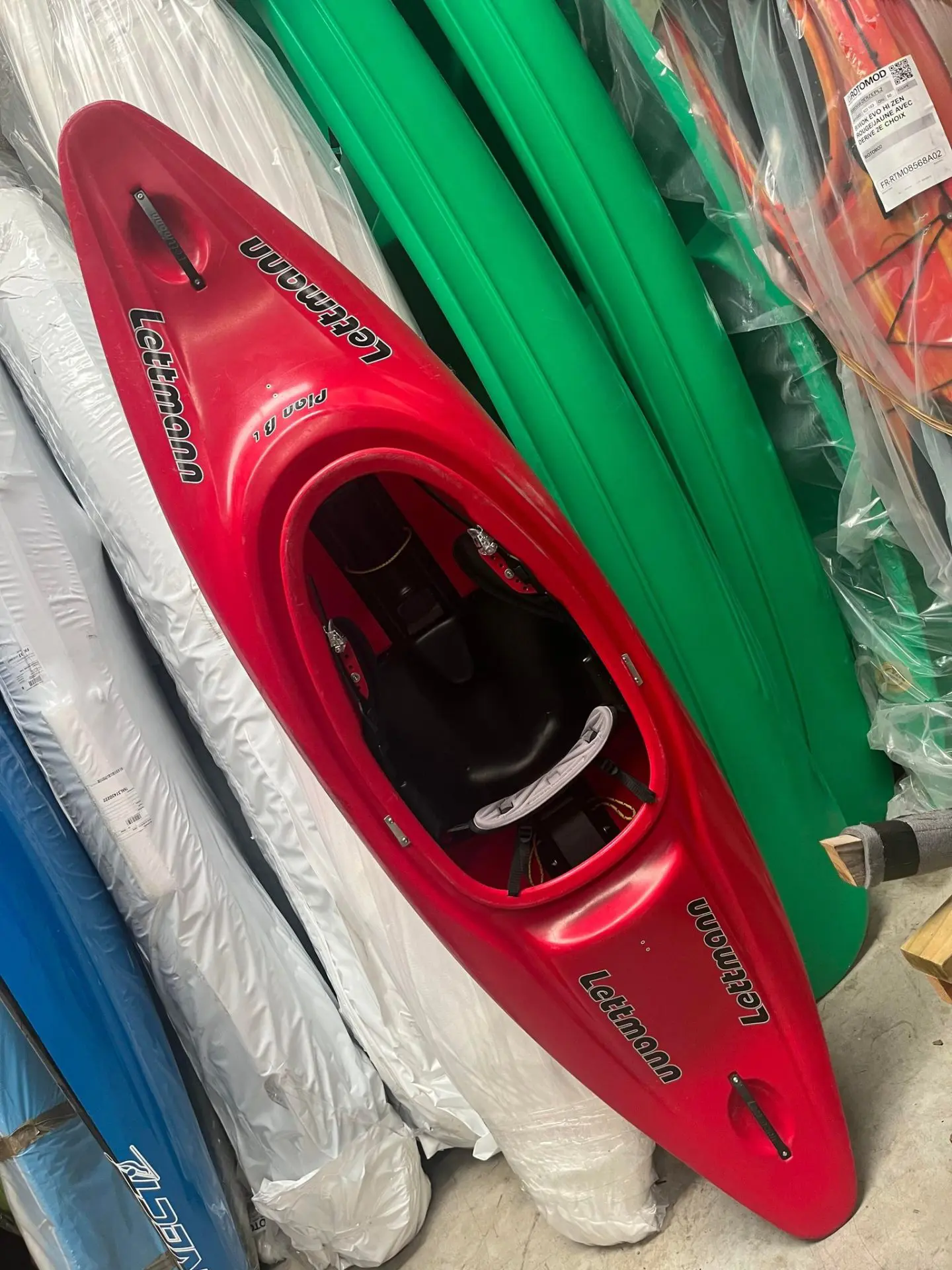 Kayak LETTMANN PLAN B L River TEST 2 Canoë-Kayak Kayak LETTMANN PLAN B L River TEST 2