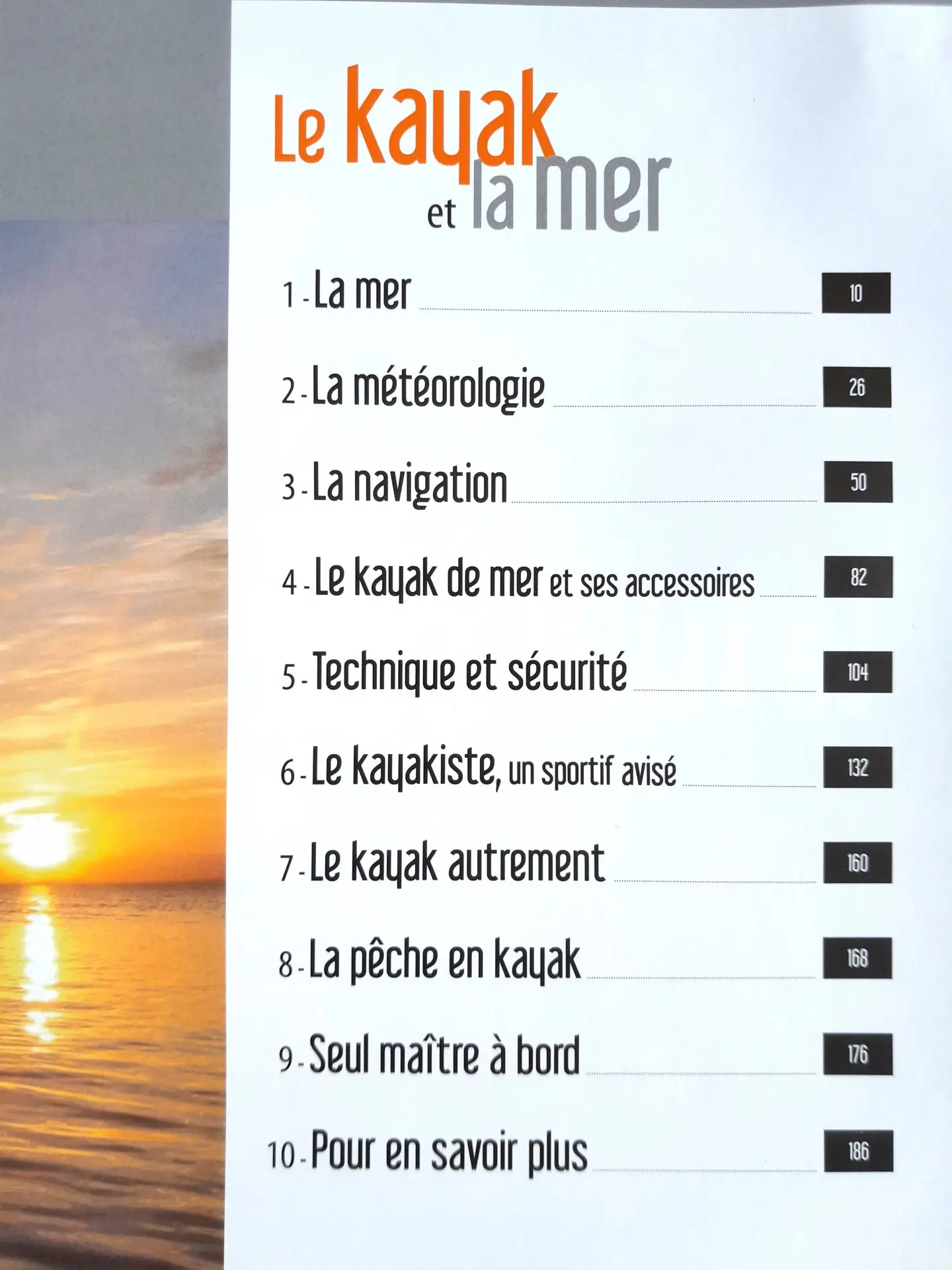 Le kayak et la mer 3 Accessoires Le kayak et la mer 3