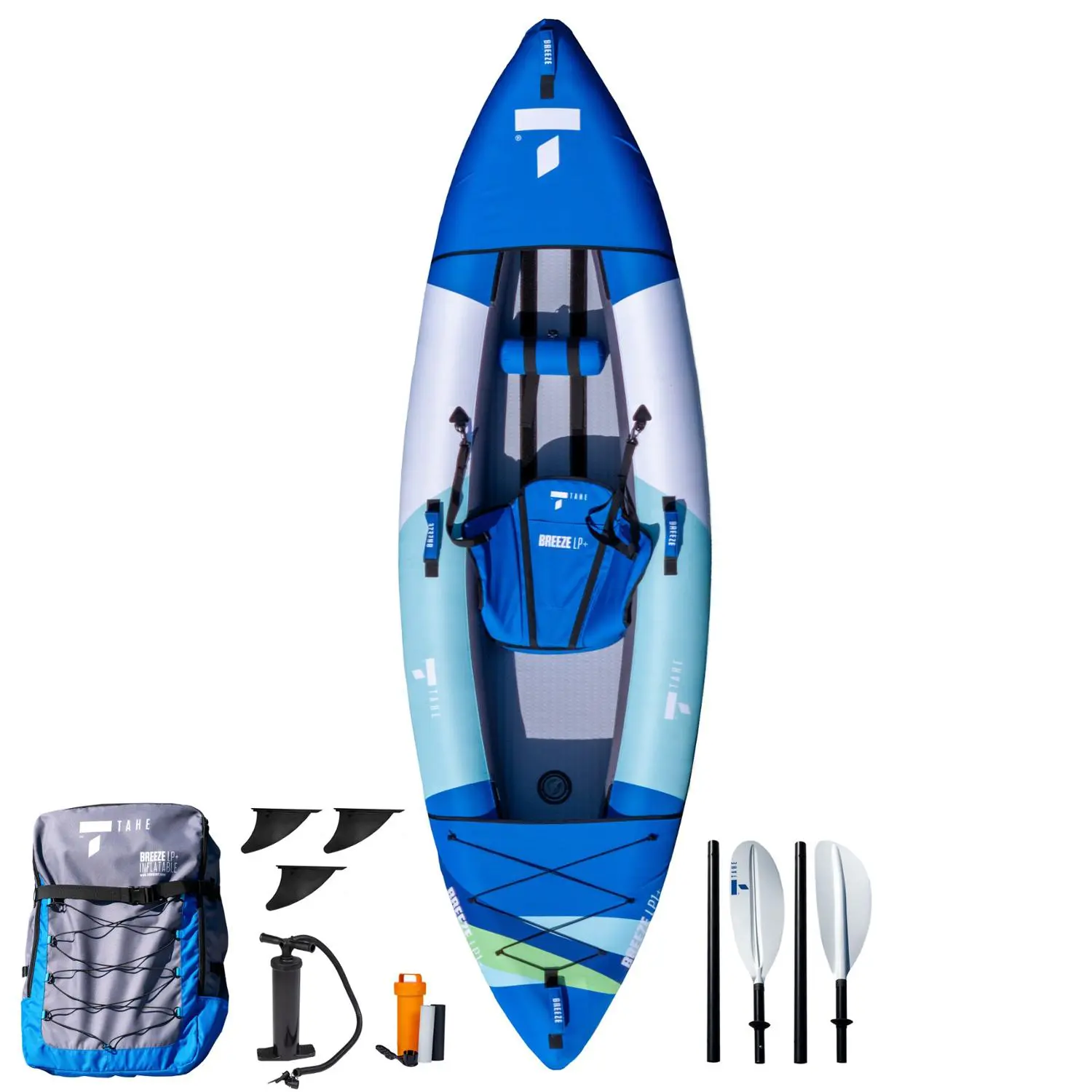 Kayak gonflable TAHE Breeze LP1+ 2 Canoë-Kayak Kayak gonflable TAHE Breeze LP1+ 2