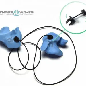 Système anti-perte de bouchons d’oreille ThreeWaves Accessoires Système anti-perte de bouchons d’oreille ThreeWaves