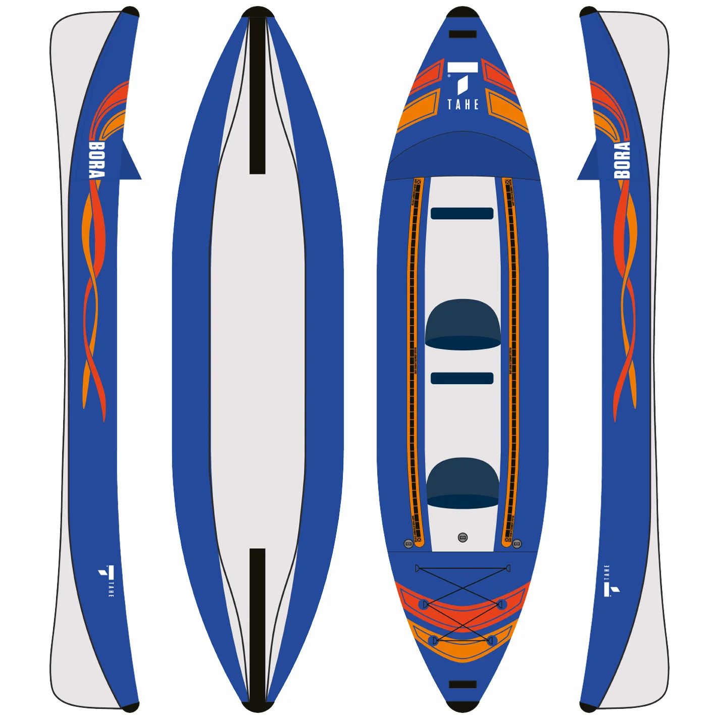 Kayak gonflable TAHE Bora 2 Canoë-Kayak Kayak gonflable TAHE Bora 2