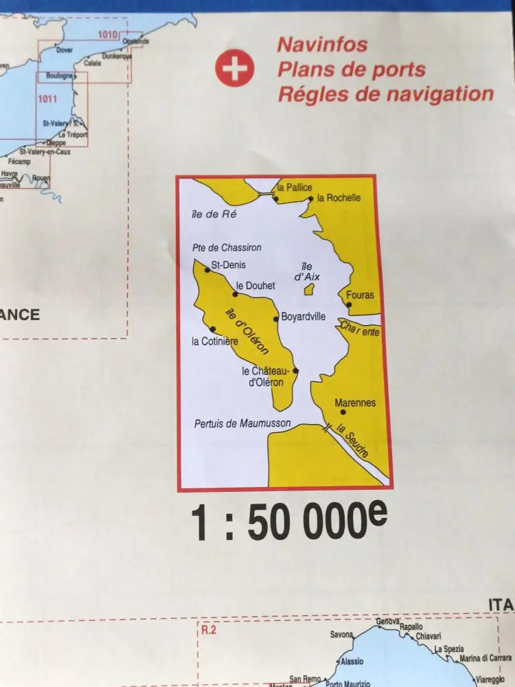 Carte Navicarte simple zone Atlantique 4 Accessoires Carte Navicarte simple zone Atlantique 4